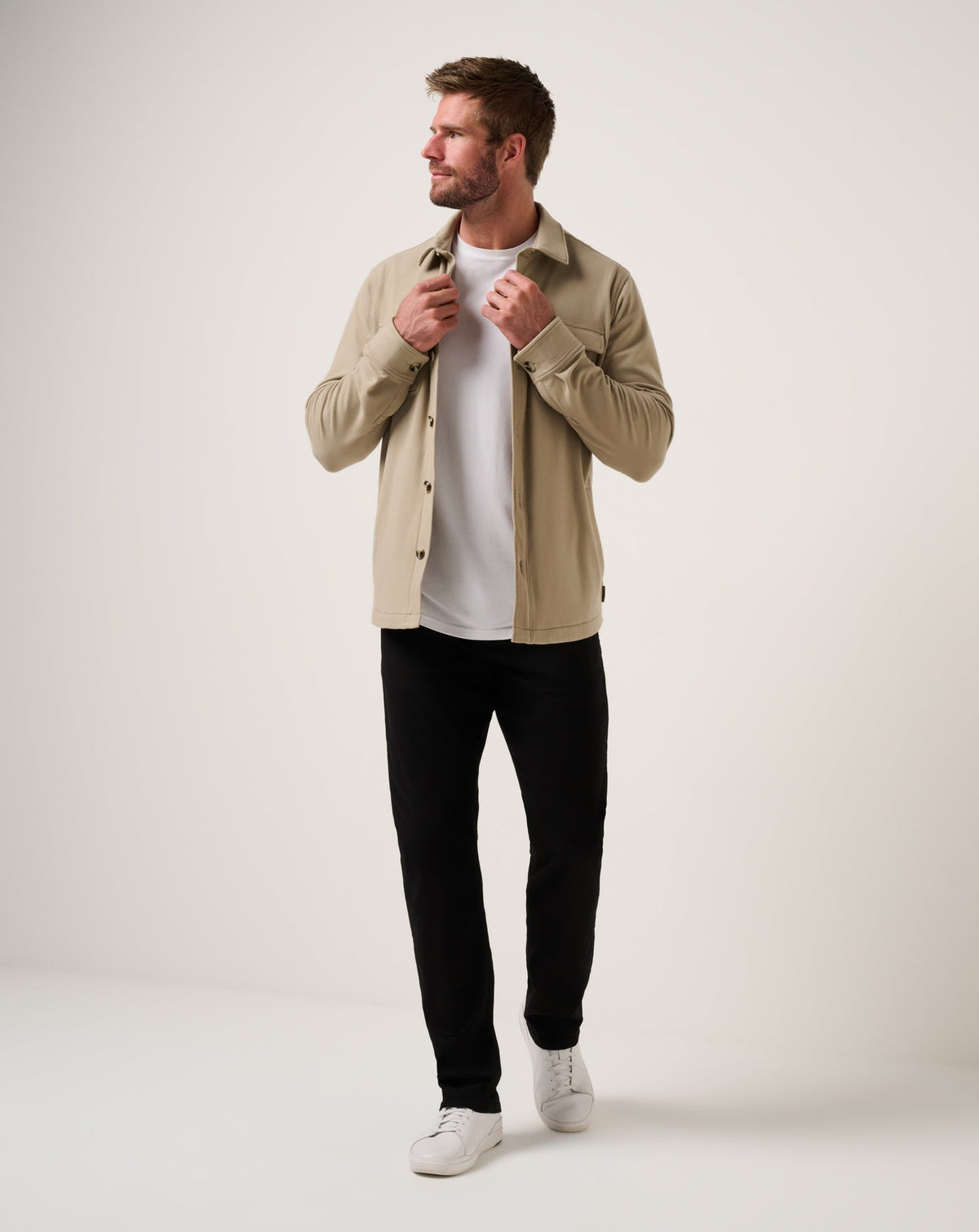 Peak Fleece Shirt Jacket Weathered Teak | Travis Mathew Hot Sale