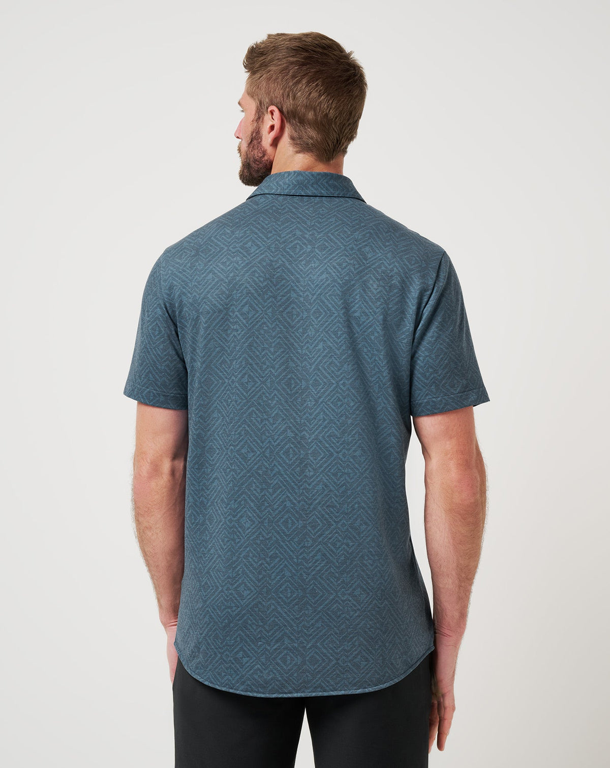 Knit Featherweight Night Button-Up Mood Indigo/Vintage Indigo | Travis Mathew Hot Sale