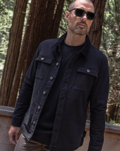 Cloud Denim Cord Jacket Black | Travis Mathew Popular