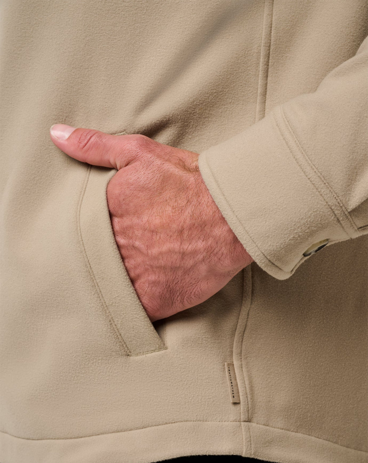 Peak Fleece Shirt Jacket Weathered Teak | Travis Mathew Hot Sale
