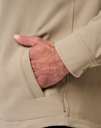 Peak Fleece Shirt Jacket Weathered Teak | Travis Mathew Hot Sale