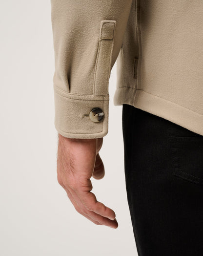 Peak Fleece Shirt Jacket Weathered Teak | Travis Mathew Hot Sale