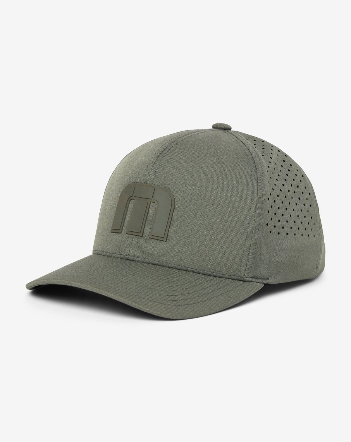 Bahamas Tech Snapback Hat Dark Olive | Travis Mathew New