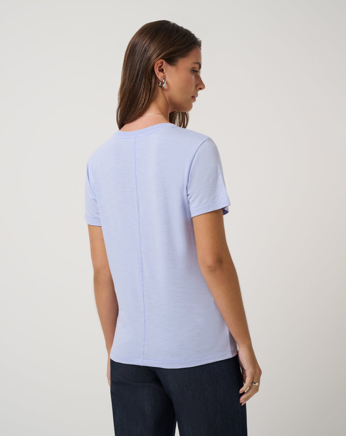 Cloud Jersey Tee Soft Blue | Travis Mathew Exclusive