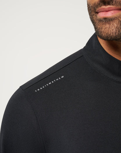 ASU Time To Tailgate Quarter Zip Black | Travis Mathew Premium
